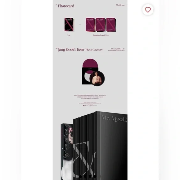 Jungkook Photofolio (brand new) - Picture 5 of 7